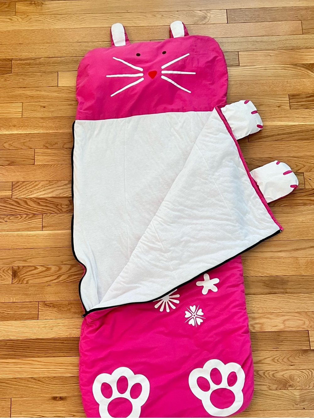 💕Kid’s Pink Cat Themed Sleeping Bag! - Picture 10 of 11